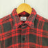 シアーズローバックス SEARS ROEBUCKS 60S SANFORIZED マチ付き フラップポケット コットン ヘビーフランネル チェック シャツ メンズ import:M