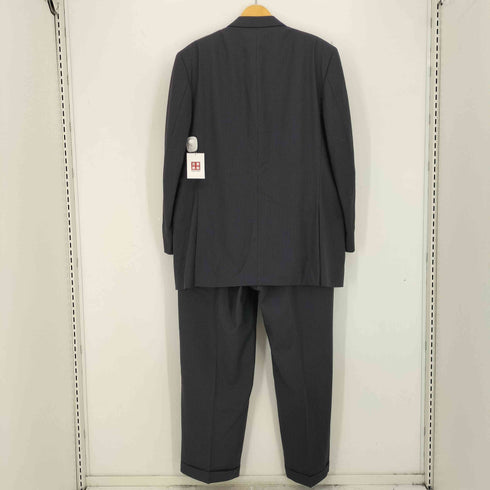 ロロピアーナ Loro Piana REDAELLI TASMANIAN super 120S ストライプ 3Bテーラードジャケット 2タック スラックス スーツセットアップ メンズ import:L