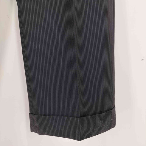 ロロピアーナ Loro Piana REDAELLI TASMANIAN super 120S ストライプ 3Bテーラードジャケット 2タック スラックス スーツセットアップ メンズ import:L