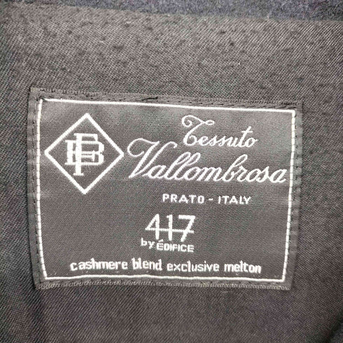 フォーワンセブンバイエディフィス 417 by EDIFICE ウール カシミヤ混 フーデッドコート メンズ