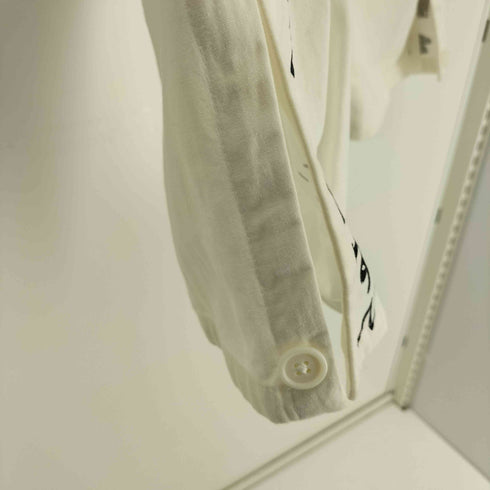 ヨウジヤマモトプールオム Yohji Yamamoto POUR HOMME 25SS C/L PRINTED DARTS DETAIL PANTS プリント ダーツ ディテール パンツ メンズ JPN:2