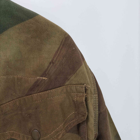 ブリティッシュアーミー BRITISH ARMY 40S イギリス空軍 AIRBORNE TROOPS JOHN GORDON SMOCK 2nd モデル デニソン ブラッシュストロークカモ スモック 1945年製 メンズ 3