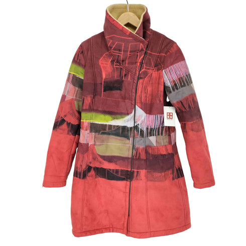 Aventures des Toiles アバンチュール・デ・トワル グラフィック裏ボアロングライダースコート レディース EUR:40