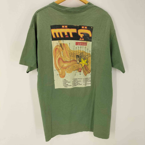 90S USA製 SOFTEE ボディ FLAMING LIPS UFOs in China 1987 プリント Tシャツ 袖シングルステッチ コピーライト 1994 メンズ import:XL