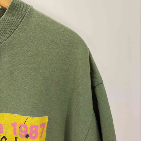 90S USA製 SOFTEE ボディ FLAMING LIPS UFOs in China 1987 プリント Tシャツ 袖シングルステッチ コピーライト 1994 メンズ import:XL
