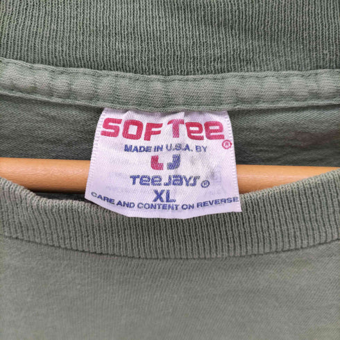 90S USA製 SOFTEE ボディ FLAMING LIPS UFOs in China 1987 プリント Tシャツ 袖シングルステッチ コピーライト 1994 メンズ import:XL
