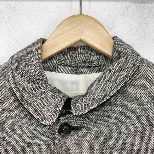 ネストローブコンフェクト nest Robe CONFECT ヘンプ混ツイードウールステンカラーコート レディース JPN:3