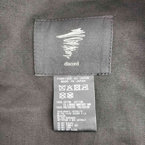 ディスコードヨウジヤマモト discord Yohji Yamamoto 25SS Infinite Comic Embroidered Canvas Tote Bag インフィニット コミック刺繍 キャンバス トートバッグ メンズ