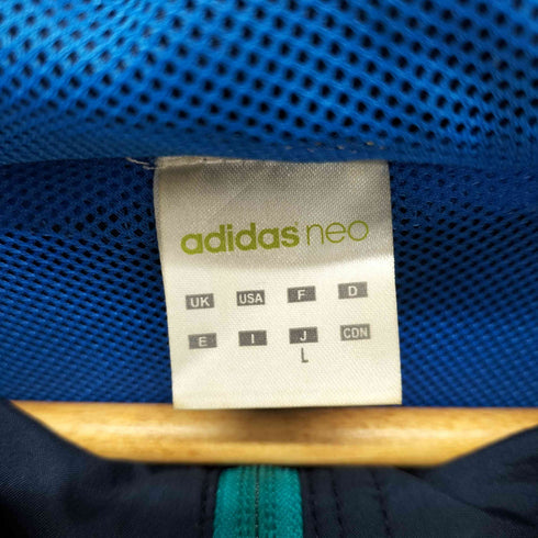 アディダス adidas ジップアップ ナイロンジャケット メンズ import:L