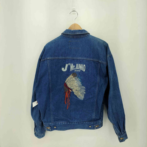 ミスタージュンコ Mr.JUNKO 80s 背面刺繍 クロップド丈 デニムジャケット Gジャン メンズ 1