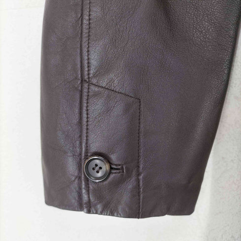 コムサデモードメン COMME CA DU MODE MEN 00s レザー切替ステンカラーコート メンズ JPN:2