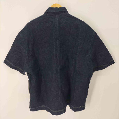 ザラ ZARA SRPLS 半袖 デニムシャツ メンズ import:XL