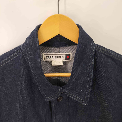 ザラ ZARA SRPLS 半袖 デニムシャツ メンズ import:XL