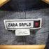 ザラ ZARA SRPLS 半袖 デニムシャツ メンズ import:XL