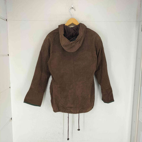 OUTBROOK スウェードレザーファイヤーマンコート メンズ