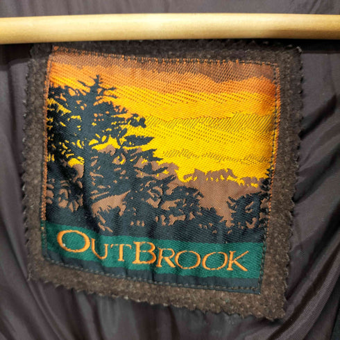 OUTBROOK スウェードレザーファイヤーマンコート メンズ