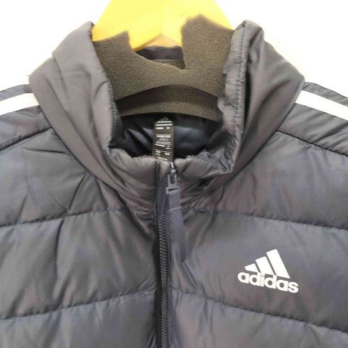 アディダス adidas エッセンシャルズ スリーストライプ ダウンジャケット メンズ 2XL