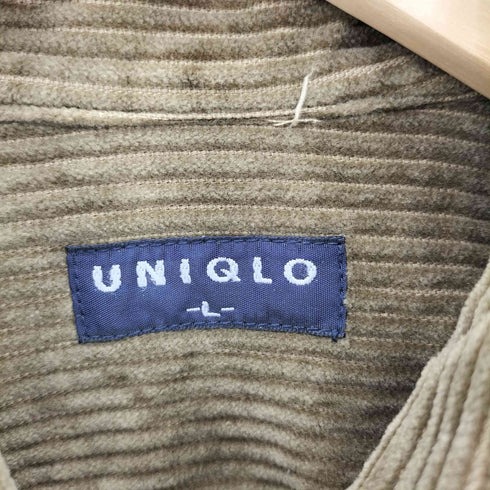 ユニクロ UNIQLO OLD コーデュロイ ジップアップジャケット メンズ L