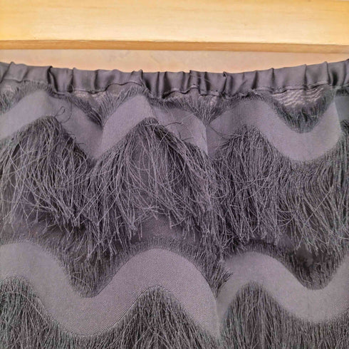 エジック Ezick Wave sheer fringe レディース F