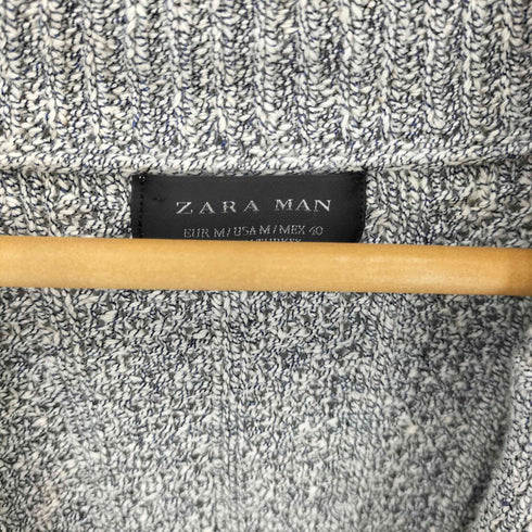 ザラマン ZARA MAN 2ポケット ロング コットン ニットカーディガン メンズ import:M