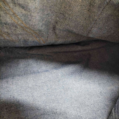 Y2K ダメージ パッチワークデザイン デニム トートバッグ レディース