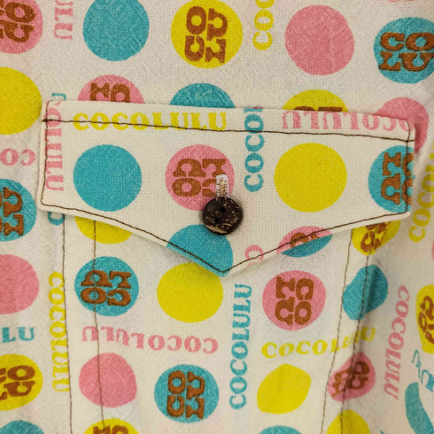COCOLULU Y2K 総柄シャツ レディース JPN:M