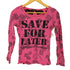 PRIVE JOKE Y2K 裏地プリント クルーネックTシャツ レディース M