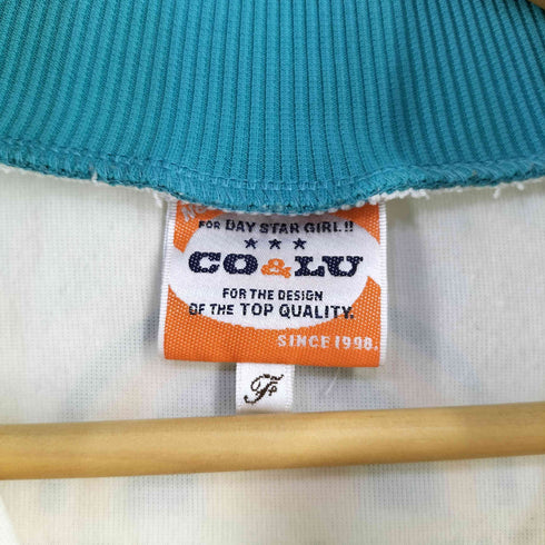 CO&LU Y2K ワッペン付きジップアップジャケット レディース FREE
