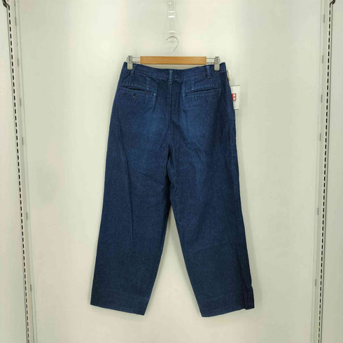 Downy-Fild 2タック インディゴ バギーデニムパンツ メンズ