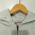 ヘインズ Hanes 90s USA製 無地 ブランク アルミジップ ジップアップパーカー メンズ import:L