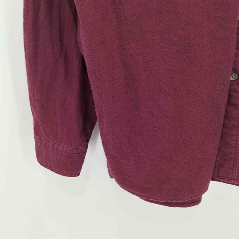 エディーバウアー Eddie Bauer 80-90s 黒タグ後期 シャモアクロス ワークシャツ メンズ import:L