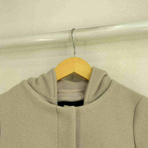 ユナイテッドアローズグリーンレーベルリラクシング UNITED ARROWS green label relaxing 2WAYノーカラーフード ショート コート レディース JPN:36