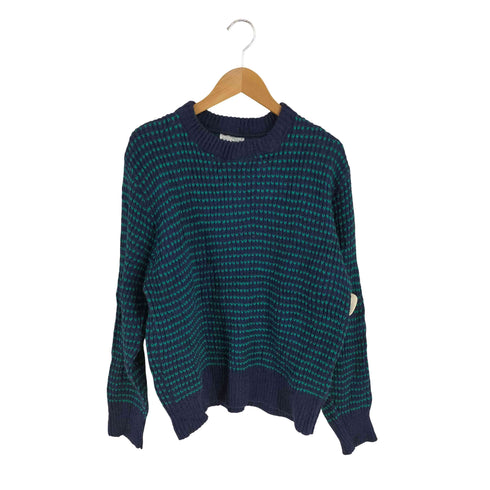 NORTHERN TRADERS 90S 総柄ニットセーター メンズ