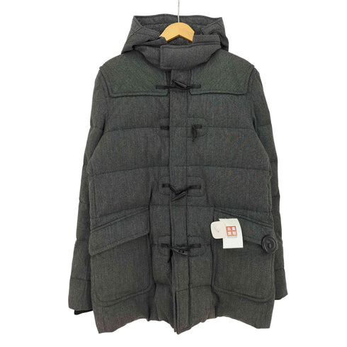 アルマーニコレツィオーニ ARMANI COLLEZIONI REAL DOWN トグルボタン 比翼ジップ フーデッドダウンコート メンズ EUR:48