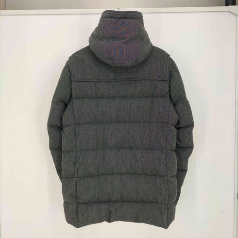 アルマーニコレツィオーニ ARMANI COLLEZIONI REAL DOWN トグルボタン 比翼ジップ フーデッドダウンコート メンズ EUR:48