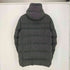 アルマーニコレツィオーニ ARMANI COLLEZIONI REAL DOWN トグルボタン 比翼ジップ フーデッドダウンコート メンズ EUR:48