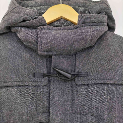 アルマーニコレツィオーニ ARMANI COLLEZIONI REAL DOWN トグルボタン 比翼ジップ フーデッドダウンコート メンズ EUR:48