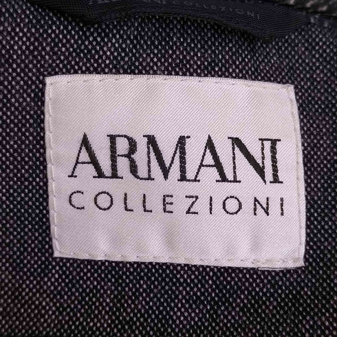 アルマーニコレツィオーニ ARMANI COLLEZIONI REAL DOWN トグルボタン 比翼ジップ フーデッドダウンコート メンズ EUR:48
