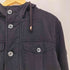 アルマーニジーンズ ARMANI JEANS ワッペン装飾 比翼 ダブルジップ 裏地ファー 4ポケット フーデッドジャケット メンズ JPN:M