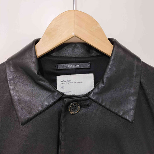 ダブルタップス WTAPS 11SS WHO DARES WINS ラムレザー カーコート メンズ JPN:1