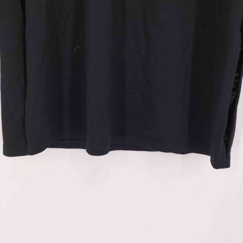 ワイスリー Y-3 00S 06S ウール サイドスリット ロゴ バックプリント Vネック L/S カットソー レディース JPN:S S