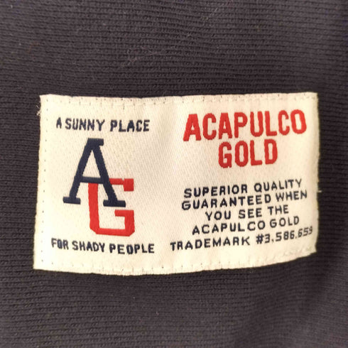 アカプルコゴールド Acapulco Gold ロゴ刺繍 クルーネックスウェット メンズ import:XL