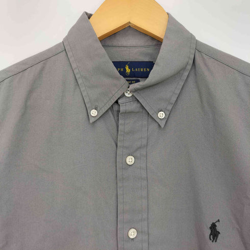 ラルフローレン RALPH LAUREN CLASSIC FIT 現行タグ ポニー刺繍 ボタンダウンシャツ メンズ import:M