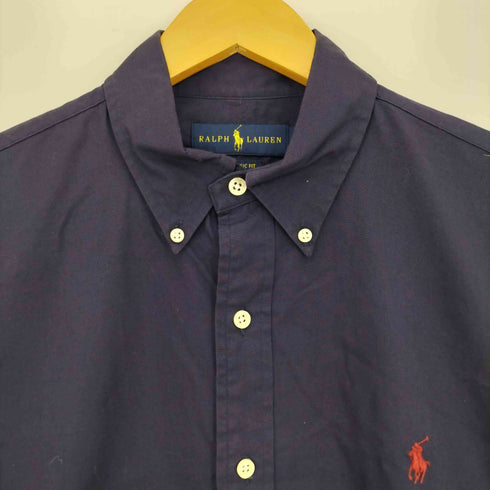 ラルフローレン RALPH LAUREN CLASSIC FIT 現行タグ ポニー刺繍 ボタンダウンシャツ メンズ import:M