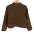 アイエスイッセイミヤケ I.S. ISSEY MIYAKE 70-80S マオカラー ウール ジャケット レディース JPN:9号