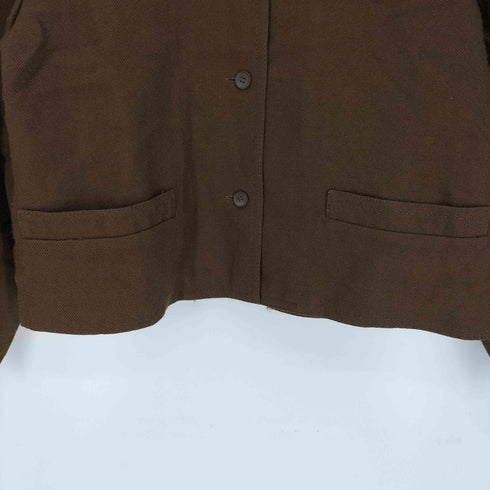 アイエスイッセイミヤケ I.S. ISSEY MIYAKE 70-80S マオカラー ウール ジャケット レディース JPN:9号