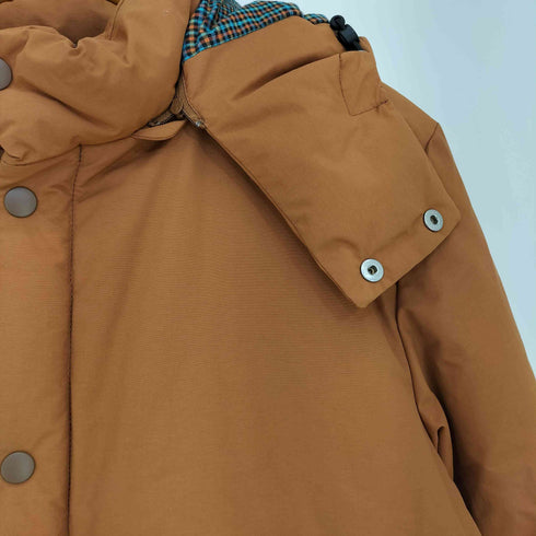 ジェイプレス J.PRESS ADS PERTEX 裏地チェック フーデットダウンジャケット メンズ import:M