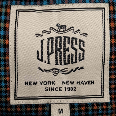 ジェイプレス J.PRESS ADS PERTEX 裏地チェック フーデットダウンジャケット メンズ import:M