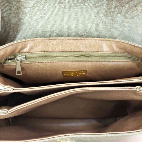 ニナリッチ NINA RICCI イタリア製 モノグラム 総柄 レザー ショルダー バッグ レディース