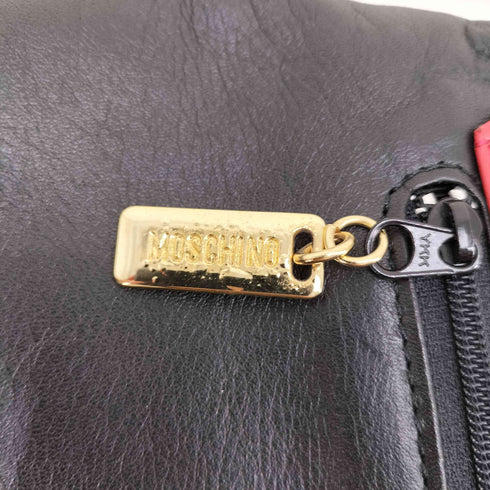 モスキーノ MOSCHINO レザー ミニショルダーバッグ レディース